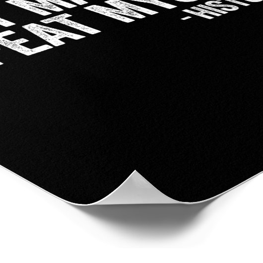 自分の履歴を黒に戻さないプライド ポスター (角)