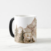 自分の山の鹿を作成 モーフィングマグカップ (正面左)