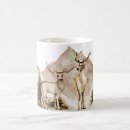 自分の山の鹿を作成 モーフィングマグカップ