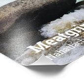 自分の川のラフティング写真（キャプション付き） フォトプリント            (角)