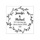 自分の差出人住所 ラバースタンプ (インプリント)