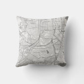 自分の市内地図パーソナライズされたテンプレートを作成 クッション (裏面)