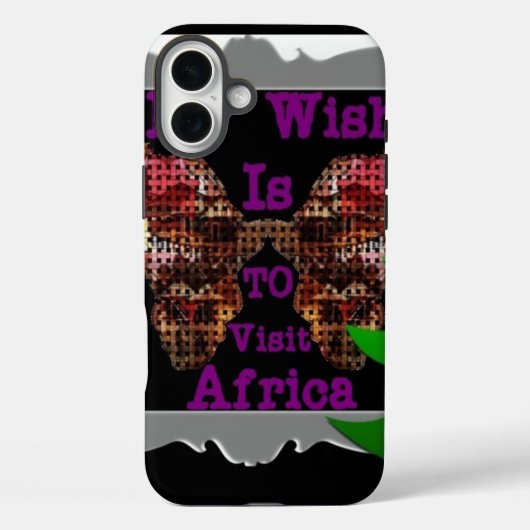 自分の希望するアフリカを作成する Case-Mate iPhoneケース (裏面)