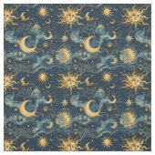 自分の希望に満ちた太陽と月を天体として作成 ファブリック (見本)