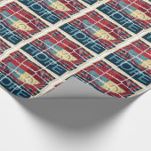 自分の希望を感動的文字アートデザイン ラッピングペーパー (角)