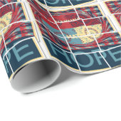 自分の希望を感動的文字アートデザイン ラッピングペーパー (ロールコーナー)