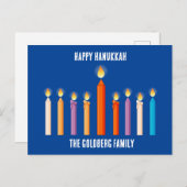 自分の幸せなハヌカーを作成 ポストカード (正面/裏面)