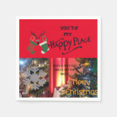 自分の幸せな場所を作る スタンダードカクテルナプキン (正面)