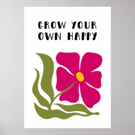 自分の幸せを育てる ポスター