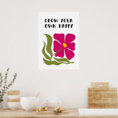 自分の幸せを育てる ポスター (キッチン)