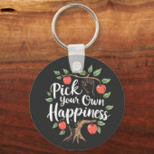 自分の幸せを選ぶApple Picking Season秋 キーホルダー (正面)