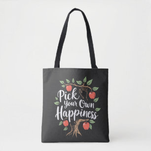 自分の幸せを選ぶApple Picking Season秋 トートバッグ
