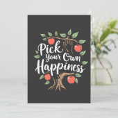 自分の幸せを選ぶApple Picking Season秋 案内状 (スタンド正面)