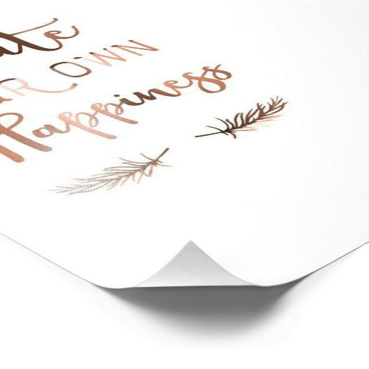 自分の幸福ポスターを作成する フォトプリント            (角)