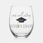 自分の度の上限とうまく組み合わせる ステムなしワイングラス (正面)