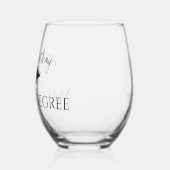 自分の度の上限とうまく組み合わせる ステムなしワイングラス (左)