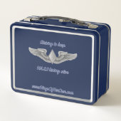 自分の弁当箱の翼 メタルランチボックス (裏面)