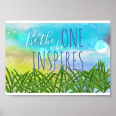 自分の引用文であインスパイアる ポスター (正面)