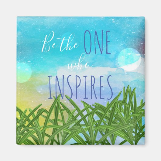 自分の引用文であインスパイアる マグネット (正面)