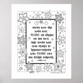 自分の引用文のバイブル感動的バースを色付けする ポスター