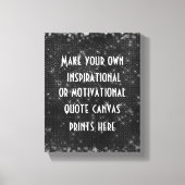 自分の引用文や言葉を作る キャンバスプリント (正面)