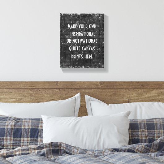 自分の引用文や言葉を作る キャンバスプリント (インサイチュ (寝室))