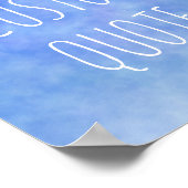 自分の引用文をやる気を起こさせる穏やかな青空にする ポスター (角)