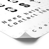 自分の引用文を作パーソナライズされたる ポスター (角)