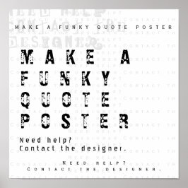 自分の引用文を作パーソナライズされたる ポスター