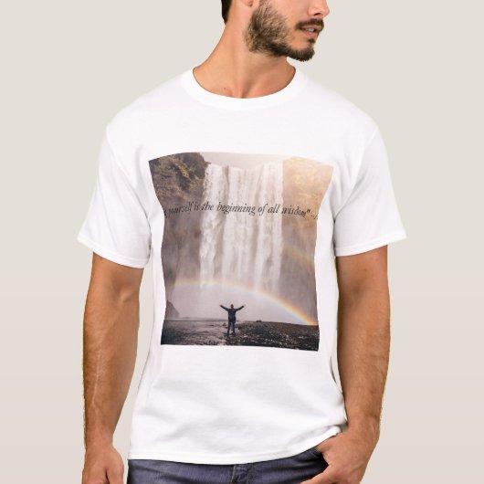 自分の引用文を知る – メンズTシャツ Tシャツ (正面)