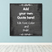 自分の引用文を！ キャンバスプリント (インサイチュ (ウッドフロア))