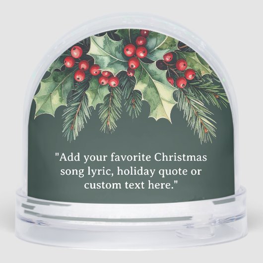 自分の引用文クリスマスボタニカルフローラの追加 (裏面)