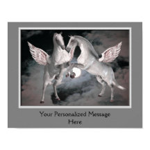 自分の引用文ペガサス飛んでいるウマを作成