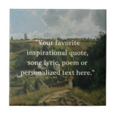 自分の引用文ヴィンテージコテージコアの追加 タイル (正面)