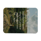 自分の引用文ヴィンテージコテージコアの追加 マグネット (横)