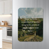 自分の引用文ヴィンテージコテージコアの追加 マグネット