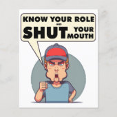 自分の役割を知って口を閉じる (裏面)