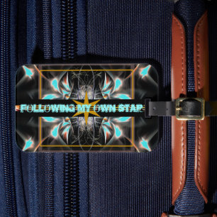 自分の後を追スター宇宙ラゲージタグ ラゲッジタグ