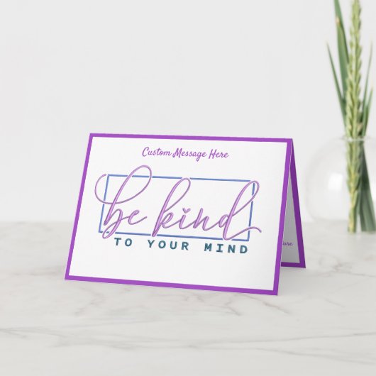 自分の心に優しく気に心を傾ける カード (正面)