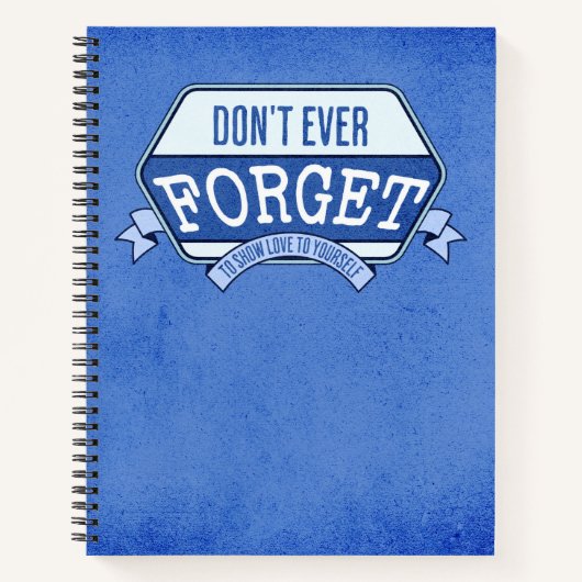 自分の忘れジャーナリングノートブックを好きにならない ノートブック (正面)