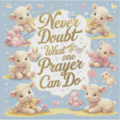 自分の忘れ祈りの言葉にできること決して シール (正面)