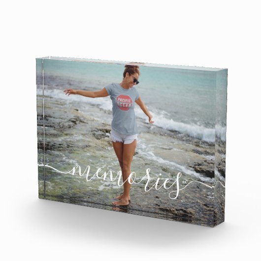 自分の思い出を作成パーソナライズされたする フォトブロック (右)