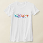 自分の思い通りに咲風変わりく Tシャツ (レイダウン)