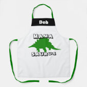 自分の恐竜MamaSaurus カスタム Momを作成 エプロン (正面)