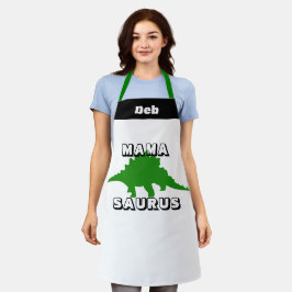 自分の恐竜MamaSaurus カスタム Momを作成 エプロン