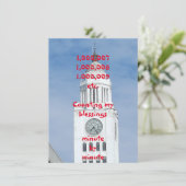 自分の恵みフラットグリーティングカードのカウント (スタンド正面)