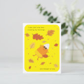 自分の恵み | イエローキャンディーコーン秋 シーズンポストカード (スタンド正面)