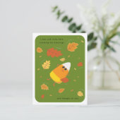 自分の恵み | グリーンキャンディーコーン秋 シーズンポストカード (スタンド正面)