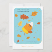 自分の恵み | スカイブルーキャンディーコーン秋 シーズンカード (正面)