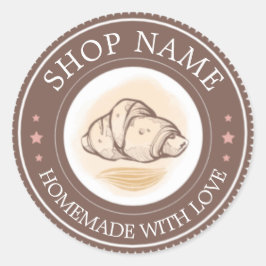 自分の愛のカスタムベーカリーで自家製を作成 ラウンドシール